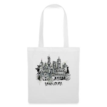 Hannover Sketch - Stoffbeutel - Weiß - Vorne