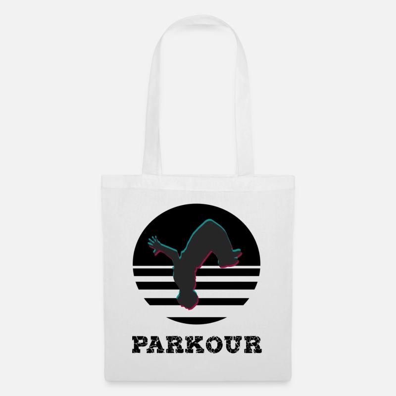 Parkour - Stoffbeutel - Weiß