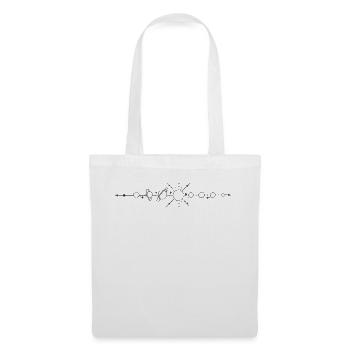 Univers - Planètes - Sac en tissu - blanc - Devant