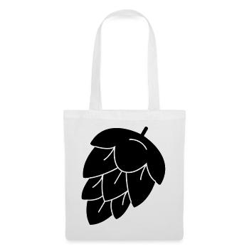 houblon pour la bière - Sac en tissu - blanc - Devant