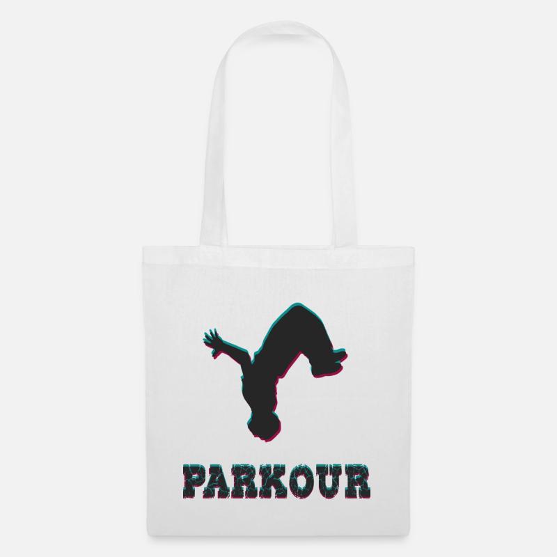 Parkour - Stoffbeutel - Weiß