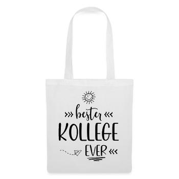 T-Shirts für nette Kollegen - Stoffbeutel - Weiß - Vorne