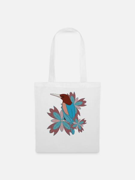 Mandala bird - Tote Bag - white