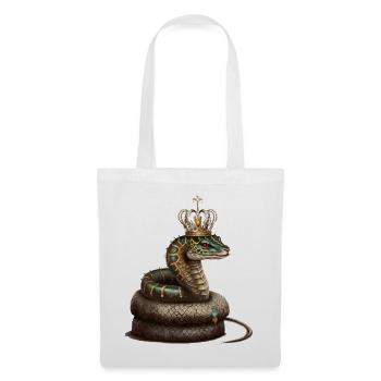 Créature mythique avec couronne - Sac en tissu - blanc - Devant