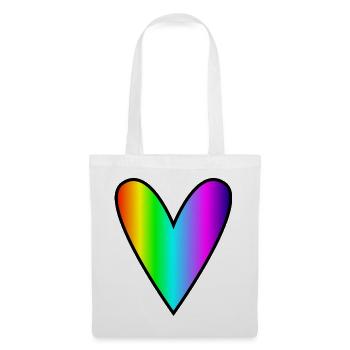 HEART. HEARTS. SAINT VALENTINE. LOVE. LOVE. COUPLE. - Tote Bag - white - Front