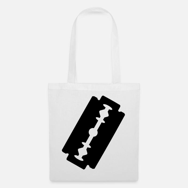 Logo razor blade. - Tote Bag - white
