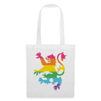 Pride Month LGBTQ - LGBT Scottish Lion - Tote Bag - white - Front