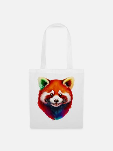 Kleiner Panda - Stoffbeutel - Weiß
