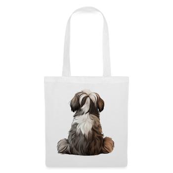 Shih Tzu - Stoffbeutel - Weiß - Vorne