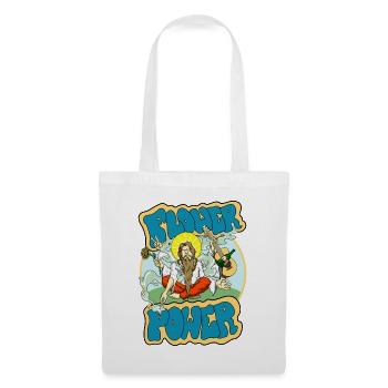 Le pouvoir des fleurs - Sac en tissu - blanc - Devant