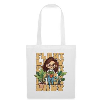 Plant Lady Plants Woman Girl I Love Plants - Tote Bag - white - Front