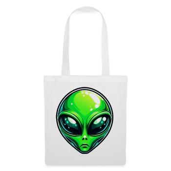 Martian Extraterrestrial Alien - Tote Bag - white - Front