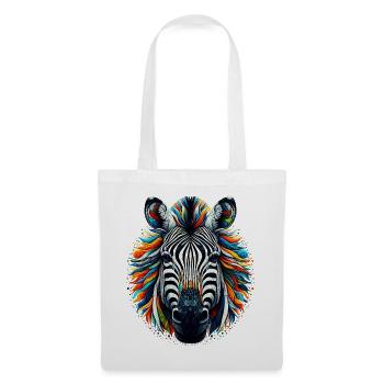 Zebra - Tote Bag - white - Front
