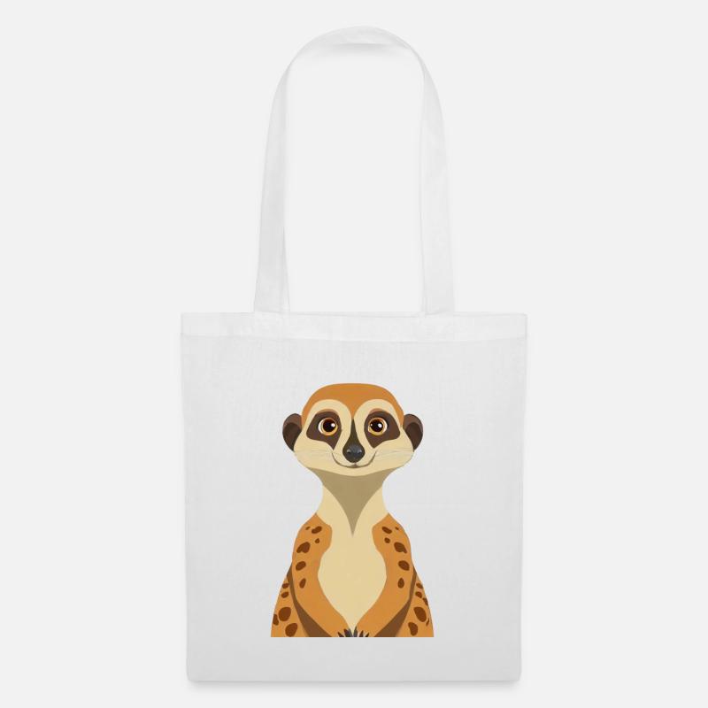 Suricate - Sac en tissu - blanc