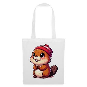 Beaver - Tote Bag - white - Front