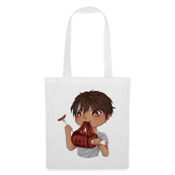 Gourmet Chibi - Stoffbeutel - Weiß - Vorne