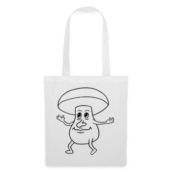 Funny Mushroom - Tote Bag - white - Front