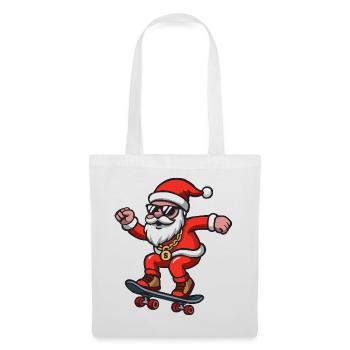 Santa Skating - Tote Bag - white - Front