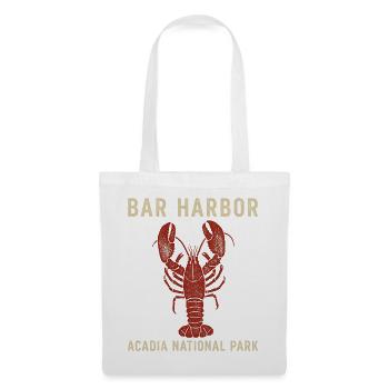 Bar Harbor, Acadia-Nationalpark – Besuchen Sie Aca - Stoffbeutel - Weiß - Vorne