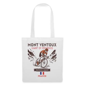 Mont Ventoux Cycling - Road Bike Design - Sac en tissu - blanc - Devant