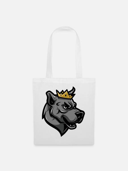 Kangal Hund Krone - Stoffbeutel - Weiß