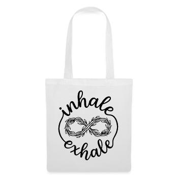 méditation - Sac en tissu - blanc - Devant