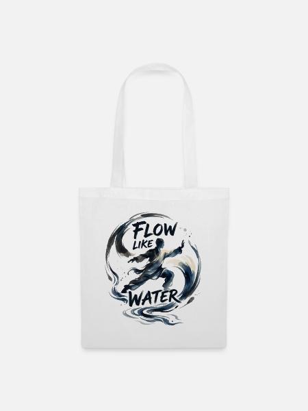 Tai Chi Flow - Stoffbeutel - Weiß