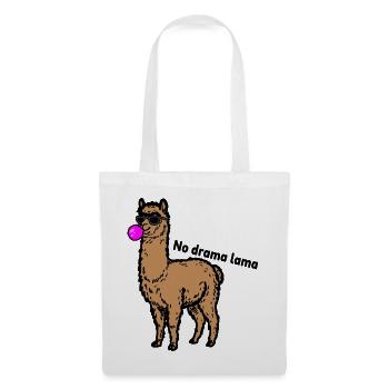 Lama de Cooles - Lama sans drame - Sac en tissu - blanc - Devant