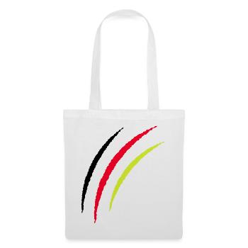 Germany Kratzer Kontrast - Stoffbeutel - Weiß - Vorne