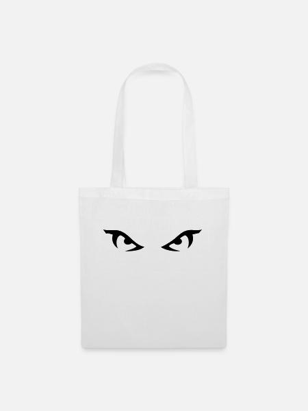 die Augen - Stoffbeutel - Weiß