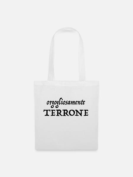 orgogliosamente terrone - Tote Bag - white