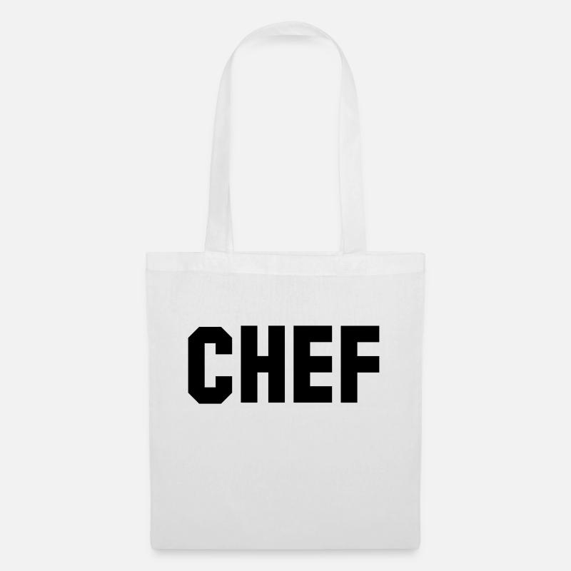 chef - Stoffbeutel - Weiß