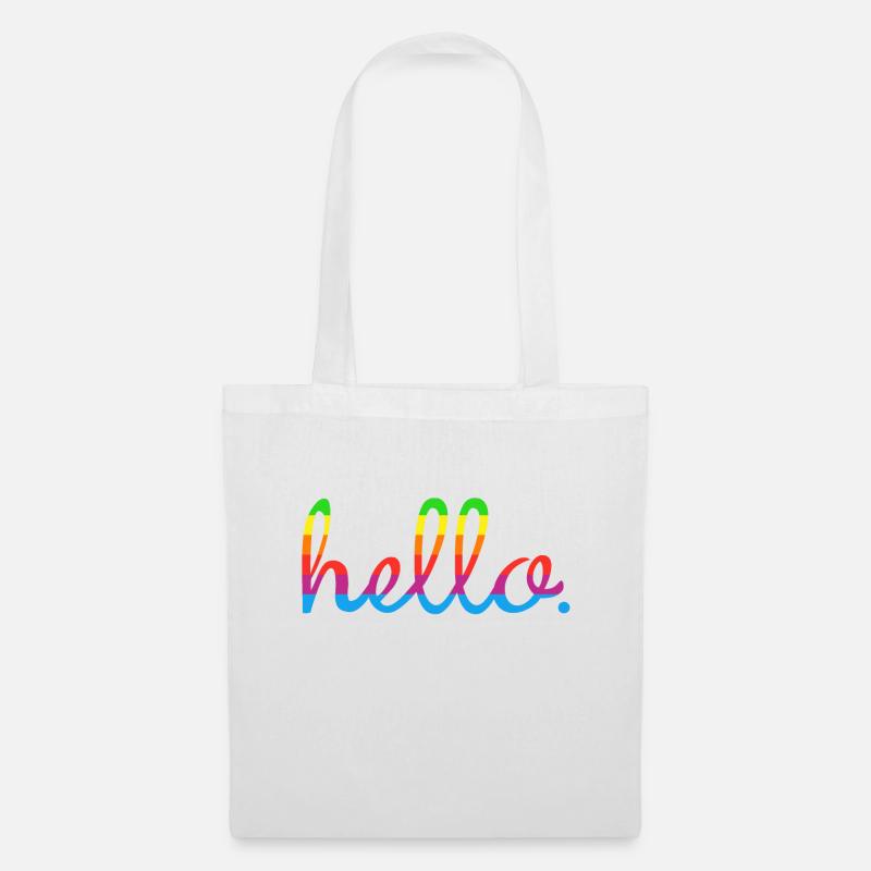Hello Mac - Sac en tissu - blanc