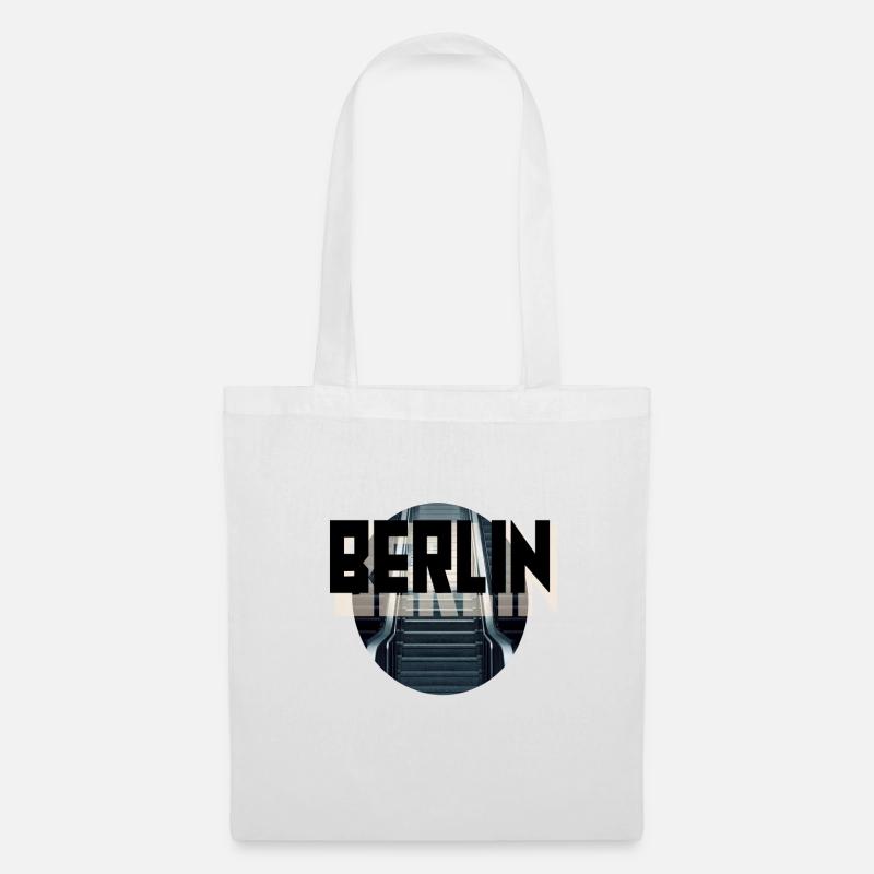 Berlin - Stoffbeutel - Weiß