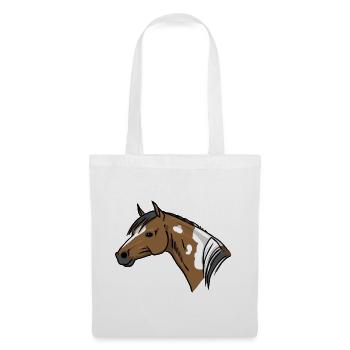 Horse Portrait - Tote Bag - white - Front