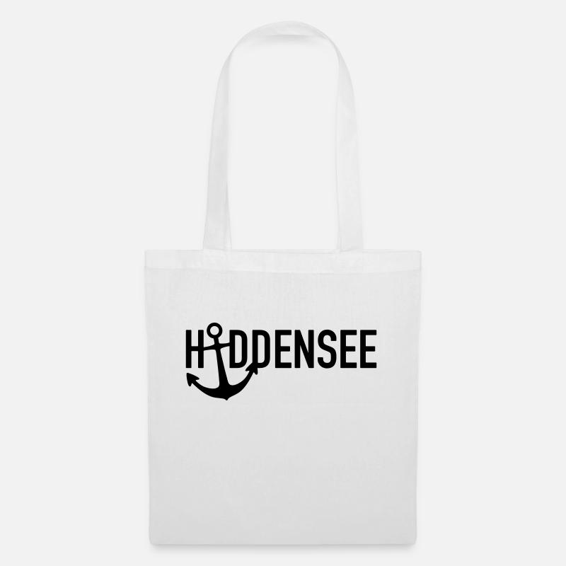 Hiddensee mein Anker - Stoffbeutel - Weiß