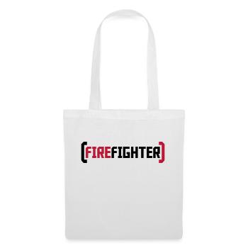 Firefighter Logo - Stoffbeutel - Weiß - Vorne