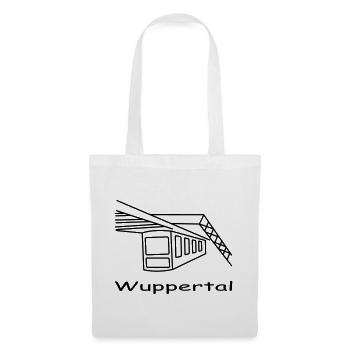 schwebebahn wuppertal - Stoffbeutel - Weiß - Vorne