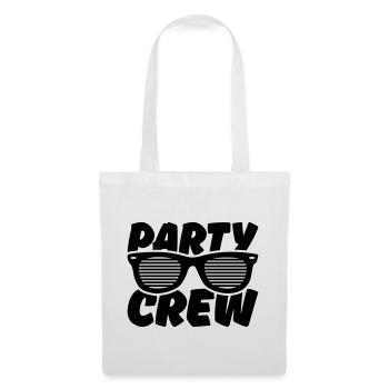 party crew - Stoffbeutel - Weiß - Vorne