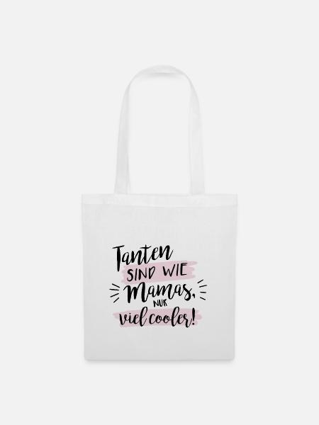 Tanten sind wie Mamas, nur viel cooler! - Stoffbeutel - Weiß