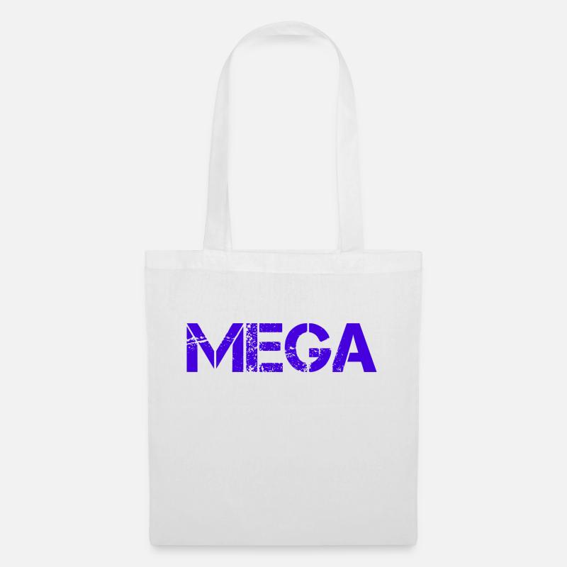 Mega design - Stoffbeutel - Weiß