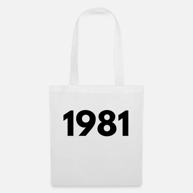 1981 - Sac en tissu - blanc