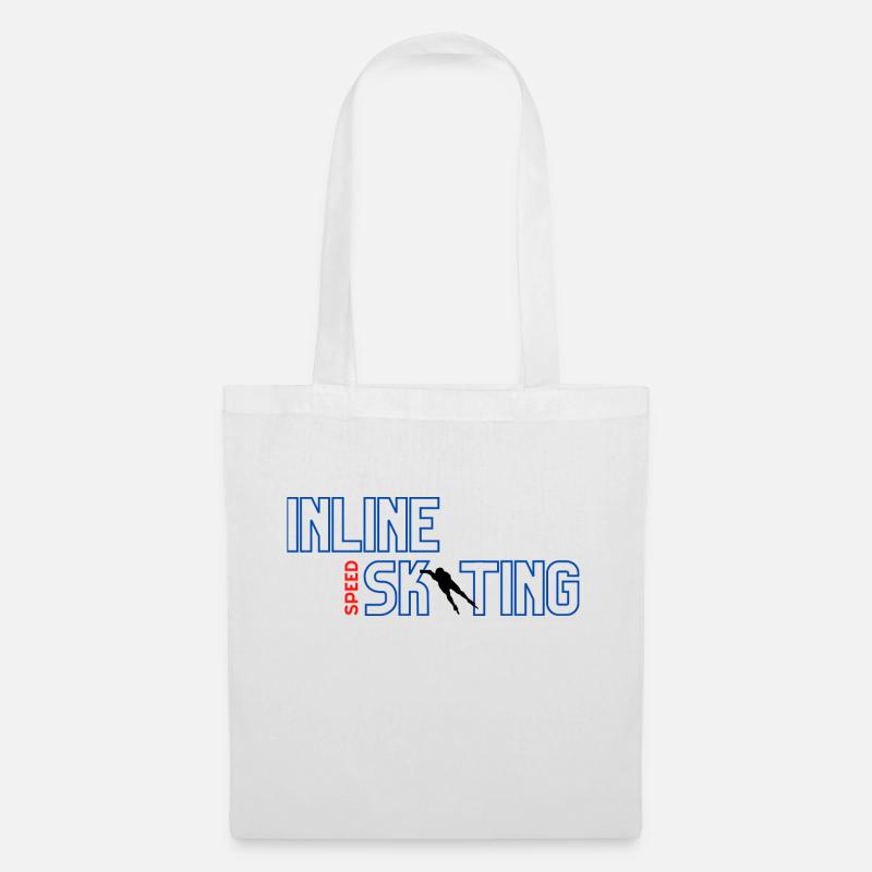 inline speed skating - Sac en tissu - blanc