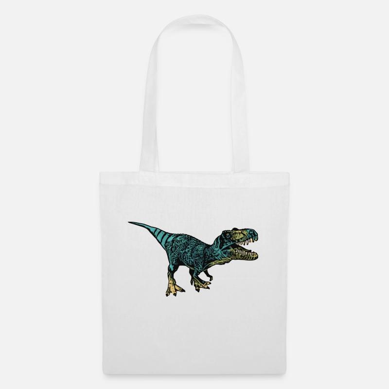 T-Rex - Tote Bag - white