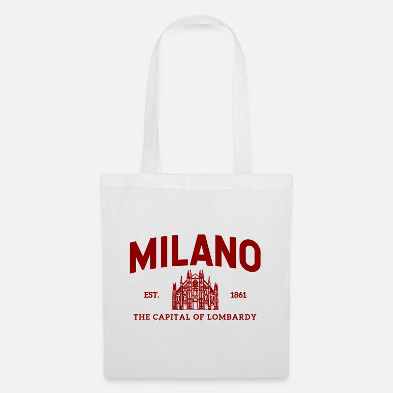 Milano Est. 1861 Cathedral Logo - Stoffbeutel - Weiß