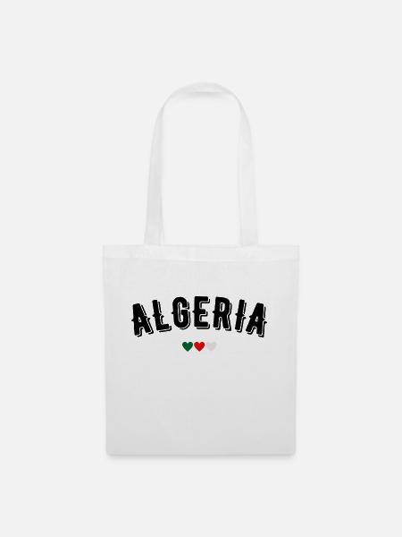 Algerien - Stoffbeutel - Weiß