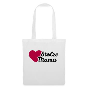 Stolze Mama - Stoffbeutel - Weiß - Vorne