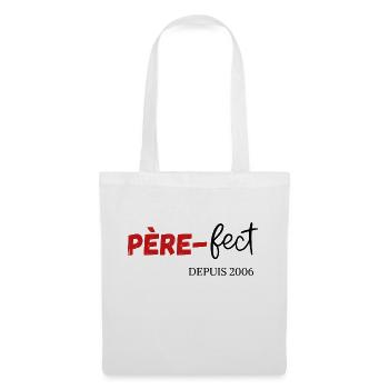 Père fect Depuis 2006 - Sac en tissu - blanc - Devant