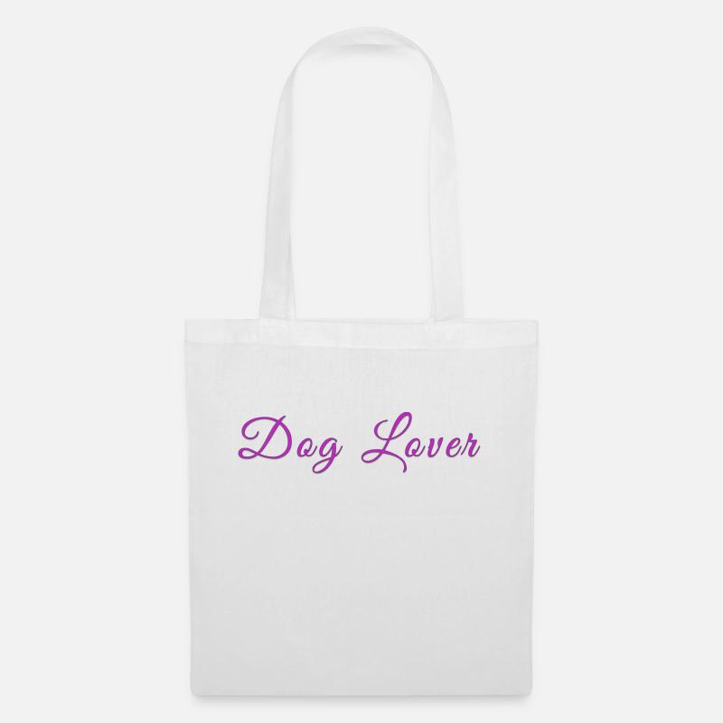 Dog Lover - Stoffbeutel - Weiß
