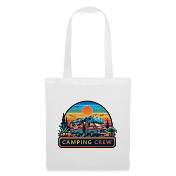 Retro Sunset Camping RV Crew - Tote Bag - white - Front